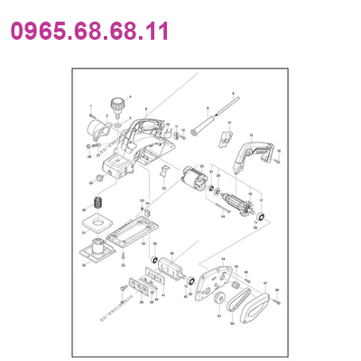 máy mài gỗ cầm tay Nhật Bản Makita Makita M1901B Gỗ Máy Bào Điện Phụ Kiện Khung Xe Dây Stator Cánh Quạt Công Tắc Bàn Chải Carbon Máy Bào máy bào thẩm cuốn mini máy bào cuốn