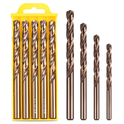 Đầu rẽ bằng thép không gỉ Yaoao Chứa Cobalt Twist Drills 7.2 8.2 8.6 9.2 10.2mm Kim cương kim loại đa chức năng mũi khoan inox