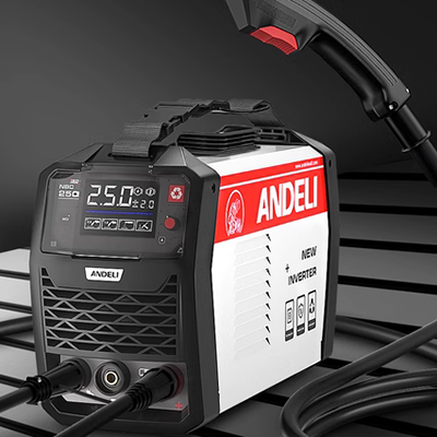 Andre gasless thứ cấp máy hàn tích hợp không có khí carbon dioxide che chắn máy hàn hộ gia đình nhỏ 220V máy cắt sticker máy cắt rãnh tường