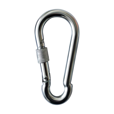 Lept lò xo khóa carabiner móc khóa an toàn móc chìa khóa Palăng khóa đai ốc mùa xuân vành đai khóa vòng xích chó khóa đai bảo hộ lao động cáp an toàn cầu thang