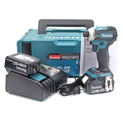 Nhật Bản Makita tua vít tác động DTD171 không chổi than mô-men xoắn lớn DTD170 tua vít 18V lithium dụng cụ điện may khoan makita