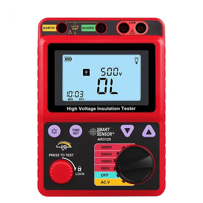 Xima megohmmeter 500V điện áp cao megohmmeter 1000V thợ điện điện trở cao mét 2500V điện trở cách điện bút thử điện