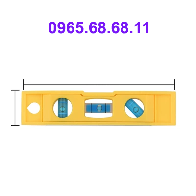 Cấp độ chính xác cao Quạt trang trí từ tính nhỏ cân bằng dựa vào thước đo nước phẳng thước hợp kim nhôm chống rơi chắc chắn vỉ nhỏ thước thủy thước thủy cân bàn bida