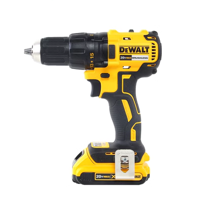 Dewewei Dewalt Brush Không chổi than Lithium Sạc Sạc Sức khoan Sốc Dual -Tốc độ không dây Đèn pin đa chức năng DCD777 máy khoan khóa