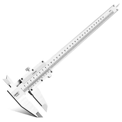 hình ảnh thước cặp Dụng cụ Deli Caliper cơ khí Vernier Caliper Thép carbon công nghiệp chính xác cao Wenwan Caliper DL92150 200 300 thước kẹp đồng hồ cơ thước cặp dùng để đo