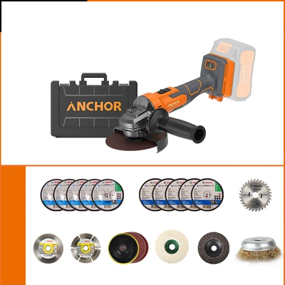 máy mài góc makita Iron Anchor Sạc góc Mill 20V Lithium Không có tay giữ tay cầm tay giữ một máy cắt mài kim loại đa chức năng được đánh bóng máy mài góc máy mài 2 đá