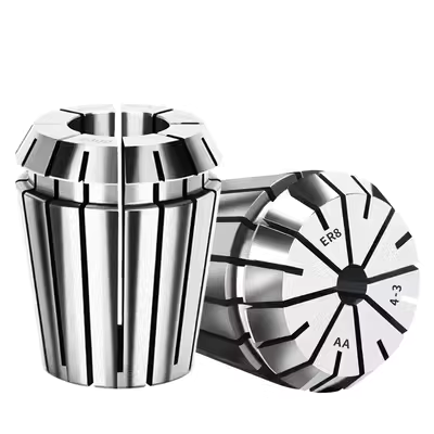 Shanhele ER8 Collet đàn hồi có độ chính xác cao ER Chuck máy khắc lò xo CNC Chuck CNC tay cầm dụng cụ