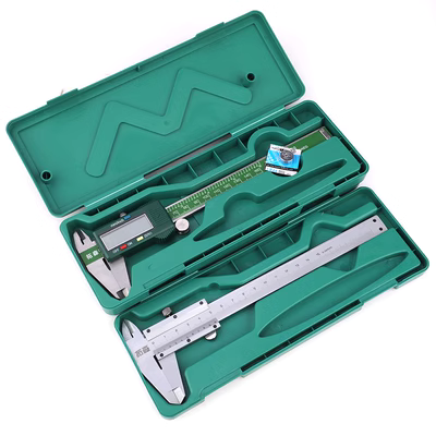 Tuosen Thép Carbon Cao Cấp Vernier Caliper Độ Sâu Cơ Thước Với Tỉ Lệ Vernier Caliper 0-150MM Màn Hình Hiển Thị Kỹ Thuật Số Caliper thước cặp đồng hồ mitutoyo thước kẹp cơ khí điện tử