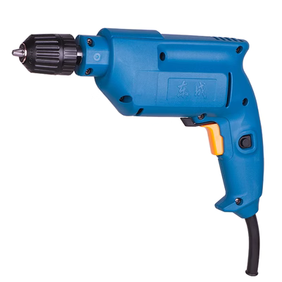 Đèn pin Dongcheng chính hãng J1Z-FF05-10A Máy khoan điện tay 500W Công suất công nghiệp Dongcheng Hand Drill may bắn vít