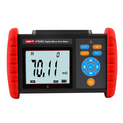 Uliide UT620C DC Điện Trở Thấp Máy Đo Microohmmeter Millohmmeter Ohmmeter Độ Chính Xác Cao Micro Điện Trở Máy