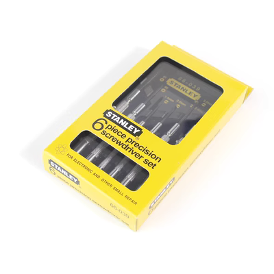 Stanley tools thu nhỏ chính xác nhỏ đồng hồ tua vít bộ tua vít bộ kết hợp điện thoại di động sửa chữa máy tính xách tay máy khoan bosch chính hãng