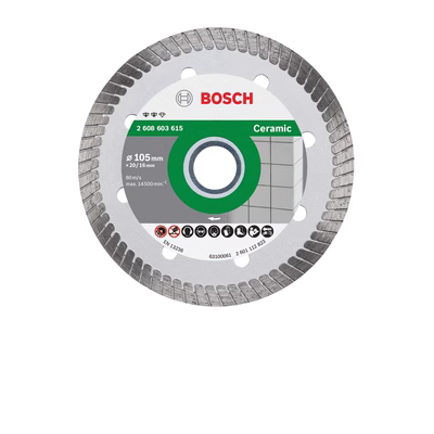 Bosch Diamond Universal có rãnh đá cẩm thạch tấm vật liệu đá cẩm thạch bê tông thủy tinh cắt gạch máy mài góc tấm khô và ướt máy cắt sắt