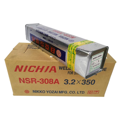 Hộp thép không gỉ NSR-308A của Nhật Bản A102 NSA-316L A022 Hộp thép không gỉ 3.2mm ky thuat han que