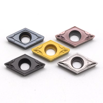 CNC Blade Thép không gỉ Đặc biệt 55 -Degree Diamond DCMT11T104/070204 Vòng bên ngoài Lỗ bên trong KNOW dao khắc gỗ cnc dao cắt mica cnc