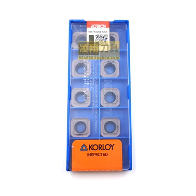 Korloy Korloy CNC phay thép tại Hàn Quốc cho Square Blade SEHT1204AFSN-X45 PC230 PC230 dao cắt mica cnc