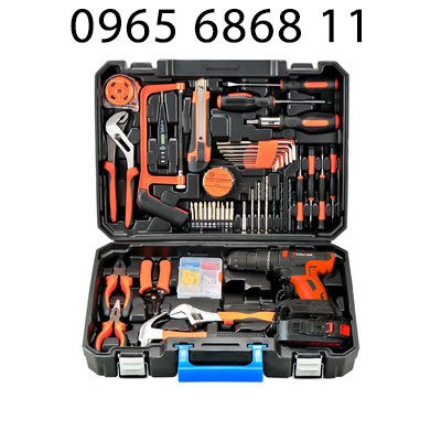 Frederic Daily Home Repair Hand Drill Tool Set Daquan Lithium Drill Đa chức năng Hộp công cụ đầy đủ khoan bê tông bosch