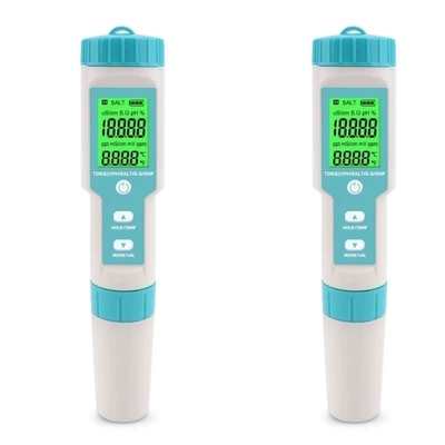 thước thủy điện tử Salinometer nuôi trồng thủy sản muối mét điện tử thử độ mặn mét cá kiểm tra sản phẩm thủy sản đo hải sản ph màn hình hiển thị kỹ thuật số thước thủy điện tử giá rẻ thước thủy điện tử giá rẻ