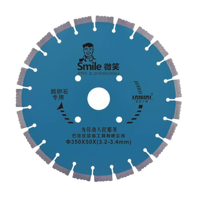 lưỡi cắt sắt hợp kim 355mm 350 Blue Sea Battleship King Granite Smile Sawtooth Sỏi 400 Đường Lát Cắt Bê Tông Đá Lát lưỡi cưa vòng cắt sắt lưỡi cắt sắt