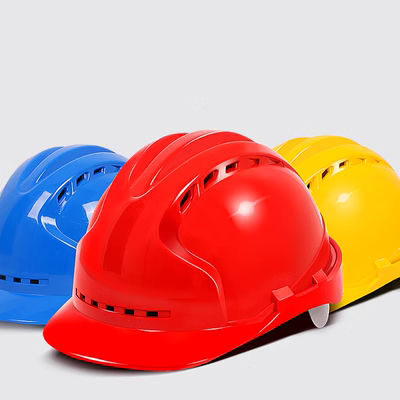 Mũ bảo hiểm nam công trường mũ bảo hiểm tiêu chuẩn quốc gia thoáng khí kỹ thuật xây dựng mũ xây dựng nam dày ABS tùy chỉnh lớp lót mùa hè găng tay bảo hộ 3m