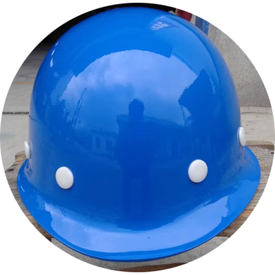 Mũ bảo hiểm công trường xây dựng Mũ bảo hiểm bằng sợi thủy tinh thương hiệu Jingjie loại mũ bảo hiểm 024 C với một nút bấm dây đeo đơn nón bảo hộ mũ bảo hộ sseda