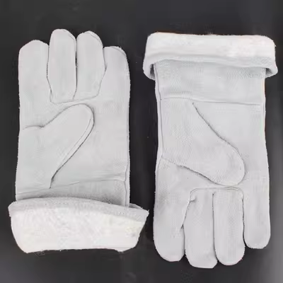 găng tay cách nhiệt Jiahu vải găng tay bảo hộ lao động thợ hàn composite dày xử lý công việc găng tay bảo hộ cơ khí bền găng tay hàn găng tay chịu nhiệt 1000 độ găng tay bảo hộ