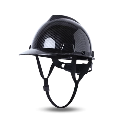 Sợi carbon màu đen mũ cứng công trường xây dựng tiêu chuẩn quốc gia ABS kỹ thuật xây dựng mũ bảo hiểm an toàn lãnh đạo giám sát mũ bảo vệ đầu mũ bảo hộ lao động mũ kỹ sư xây dựng