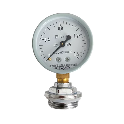 đồng hồ đo áp suất thủy lực Đồng hồ đo áp suất Y-60 máy nén khí đồng hồ đo áp suất làm nóng sàn lửa vòi nước đồng hồ đo áp suất dầu đồng hồ đo áp suất 0-1.6-2.5mpa đồng hồ hơi khí nén đồng hồ áp suất khí nén