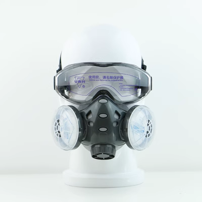 Mặt nạ chống vi-rút chống bụi An Shuangli Mặt nạ mỏ than chống bụi công nghiệp mặt nạ miệng và mũi dễ thở và có thể giặt được mặt nạ chống khí độc mặt nạ phòng độc 3m chính hãng