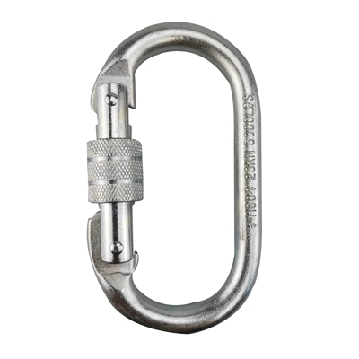 Khóa chính có ren hình chữ O khóa an toàn leo núi khóa vượt qua zipline thiết bị khóa chính leo núi ngoài trời dây chắn an toàn