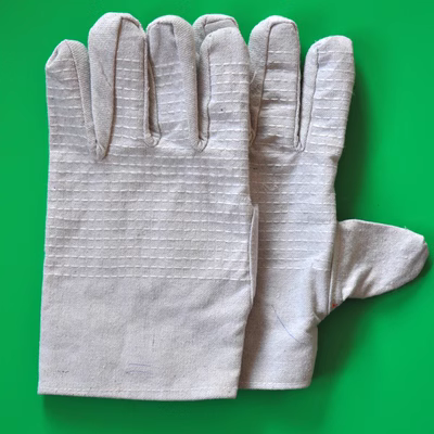 Double -layer Tất cả -Layer Tất cả -Canvas Bảo hiểm lao động Cung cấp Găng tay đeo găng tay -C găng tay cao su bảo hộ