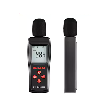Delixi decibel mét máy dò âm thanh máy đo tiếng ồn hộ gia đình máy đo tiếng ồn máy đo mức âm thanh đặc biệt đo khối lượng máy đo độ ồn testo 815 thiết bị đo độ ồn