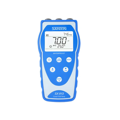 Máy đo độ dẫn thông số đơn cầm tay Thượng Hải Sanxin SX813 Máy đo độ mặn TDS/điện trở suất/nhiệt độ