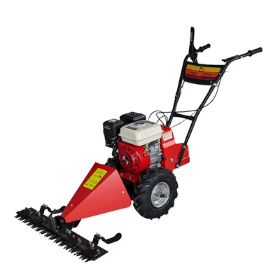 Máy cắt cỏ Orchard diesel diệt cỏ dại xăng lúa mạch đen máy cắt cỏ thu hoạch nông nghiệp tự hành đẩy máy cắt cỏ máy cắt cỏ mini