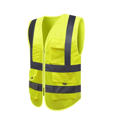 SFVest chất lượng cao lưới thoáng khí mùa hè quần áo phản quang công trường xây dựng áo phản quang an toàn vest vận chuyển vải pangrim