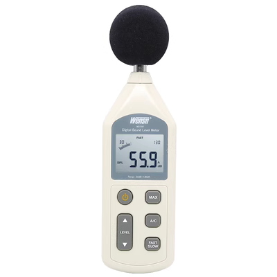 Máy đo tiếng ồn cầm tay WS1361 Máy đo tiếng ồn môi trường decibel có độ chính xác cao với giao tiếp và lưu trữ USB đo độ ồn âm thanh