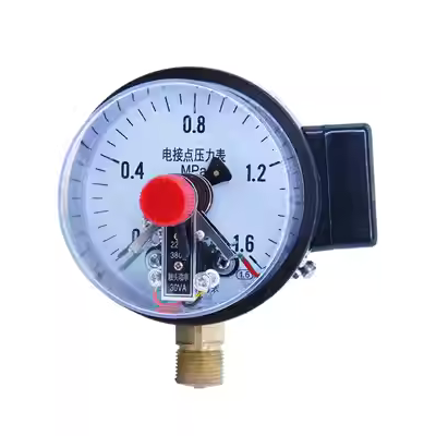 giá đồng hồ đo áp suất khí nén YXC100 0-1.6map Thượng Hải chống động đất từ ​​hỗ trợ tiếp xúc điện áp kế công tắc áp suất điều khiển giới hạn trên và dưới giá đồng hồ đo áp suất khí nén giá đồng hồ đo áp suất khí nén