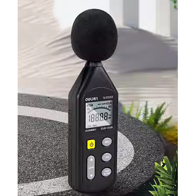 Máy đo tiếng ồn deli decibel máy dò tiếng ồn hộ gia đình cầm tay dụng cụ kiểm tra tiếng ồn có độ chính xác cao dụng cụ đo độ ồn