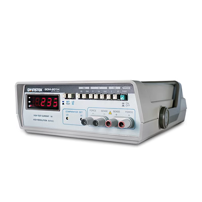 Máy đo điện trở thấp DC micro-ohmmeter độ phân giải GOM-801H (GWINSTEK) 10uΩ