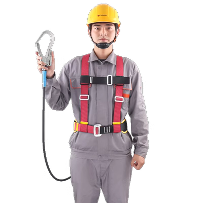 Đai an toàn nửa chiều dài Gorm dùng cho làm việc trên cao tiêu chuẩn quốc gia Bộ dây an toàn thợ điện Đai an toàn xây dựng GM3550 dây bảo vệ ban công
