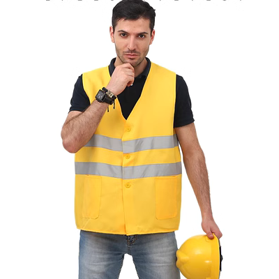 Áo phản quang đường sắt Jiahu Xây dựng bảo vệ vệ sinh môi trường Quần áo an toàn Vest Cục kỹ thuật Áo phản quang có thể in được trang phục bảo hộ lao động áo lao động
