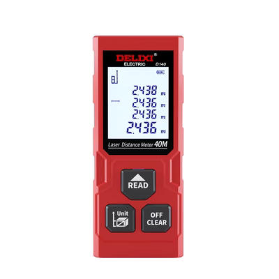 Máy đo khoảng cách laser Delixi hồng ngoại cầm tay độ chính xác cao đồng hồ đo điện tử đo cài đặt dụng cụ đo lường 