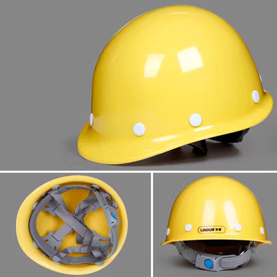 mũ công nhân xây dựng Mũ cứng công trường xây dựng Lindun sợi thủy tinh tiêu chuẩn quốc gia Mũ bảo hộ xây dựng kỹ thuật lãnh đạo Mũ bảo hộ lao động thoáng khí mũ kỹ sư