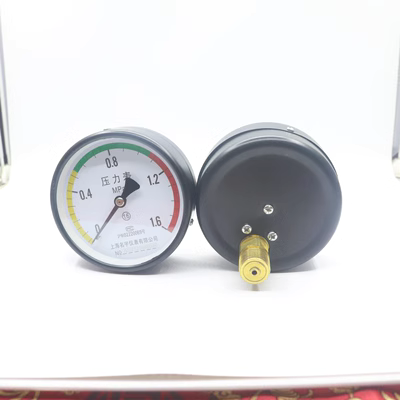 đồng hồ khí nén Thượng Hải Mingyu Cụ Y100Z 1.6mpa bình chứa khí đồng hồ đo áp suất Chiết Giang Lindong tàu áp lực chuyên dụng đồng hồ áp suất yamaki đồng hồ áp suất âm