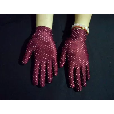 găng tay sơn Găng tay thun cao cấp co giãn dành cho nữ màu đỏ tím Cửa hàng trang sức nghi lễ Găng tay bảo hộ lao động khiêu vũ vuông dành cho nam và nữ bao tay lao dong găng tay chịu nhiệt 1000 độ
