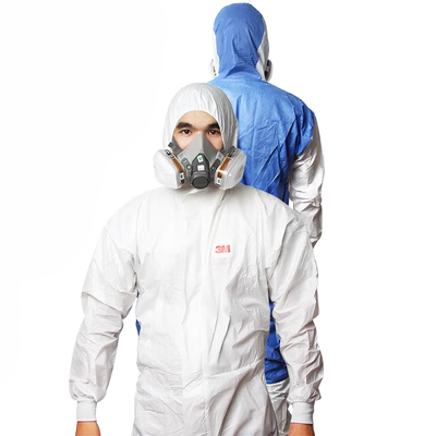 Quần áo bảo hộ 3M cơ thể một mảnh thoáng khí phun sơn hàn đặc biệt thuốc trừ sâu hóa học phòng thí nghiệm chống tĩnh điện công nghiệp chống bụi bộ quần áo bảo hộ y tế găng tay chịu nhiệt 1000 độ
