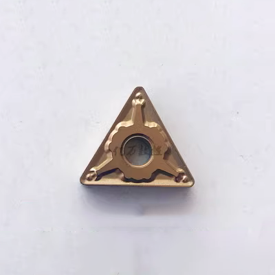 Lưỡi dao hình trụ CNC hình tam giác nguyên bản bằng thép Chu Châu TNMG160408-ZM YB6315 dao cnc gỗ