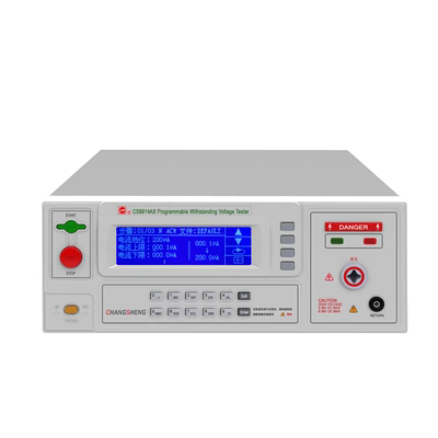 Changsheng CS9914AX/BX/CS9914AM/BM được điều khiển bằng chương trình AC và DC chịu được dòng điện rò rỉ của máy kiểm tra điện áp 200mA