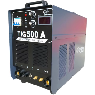 Genxiang TIG-500A biến tần DC công nghiệp máy hàn hồ quang argon 380V di động hoàn toàn bằng đồng làm mát máy bơm nước tự động máy hàn tig lạnh jasic