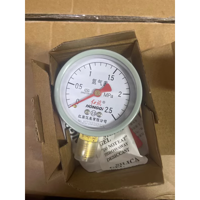 đồng hồ đo áp suất buồng đốt Hongqi Nhà Máy Nhạc Cụ Bán Hàng Trực Tiếp YN2-60 Đồng Hồ Đo Áp Suất Nitơ Giảm Áp Đường Ống Dẫn Khí Chủ Đề Đặc Biệt 14x1.5 đồng hồ áp suất yamaki đồng hồ áp suất dầu