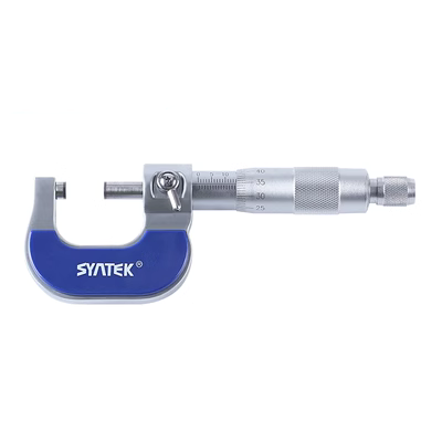 Syntek có độ chính xác cao đường kính ngoài micromet 0-25mm thước laser micromet centimet xoắn ốc micromet thước đo micrometer đo chiều dài bằng thước kẹp panme